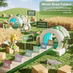 Extra Capacity Hanging File Folders, 3.15" Reinforced Wheat Straw Expanding - Image 6