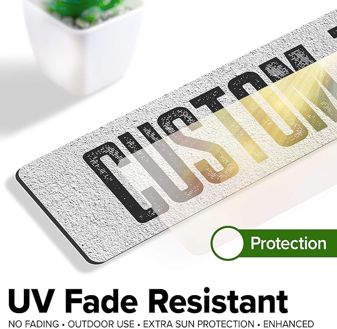 Custom Sign, Custom Street Sign, 11 Font Colors, 13 Font Styles, 4 Hole Options - Image 5