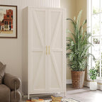 SUPEER Metal Wardrobe Cabinet - Image 7