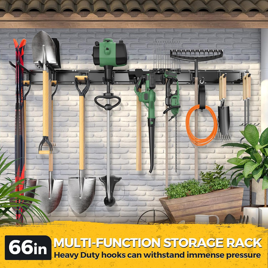 lbt 66" garage tool organizer wall mount on a desk or shelf