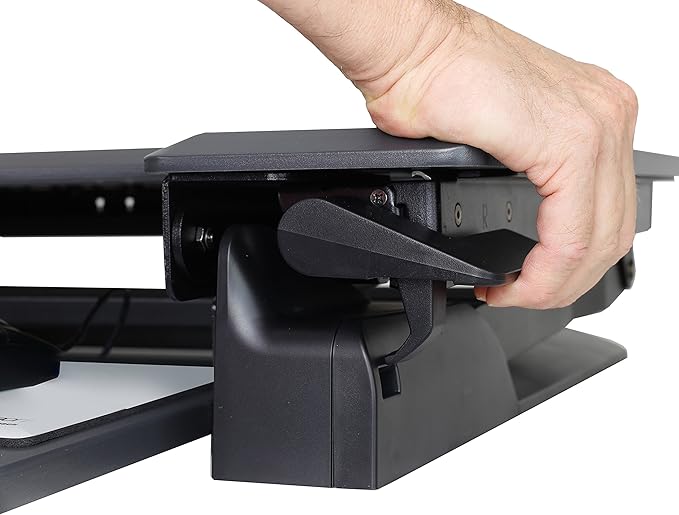 Ergotron – WorkFit-TL Standing Desk Converter, Dual Monitor Sit Stand Desk Riser - Image 8