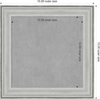 Amanti Art Silver Framed Magnetic Board 15x15 X-Small Vision Board - Image 4