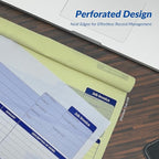 Harfesto Job Work Order Forms, Large Size Contractor Invoice Book 8-1/2" x - Image 6