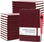 feela 24 Pack Journal Notebook for Work, Business Notebook Bulk Hardcover Lined by feela