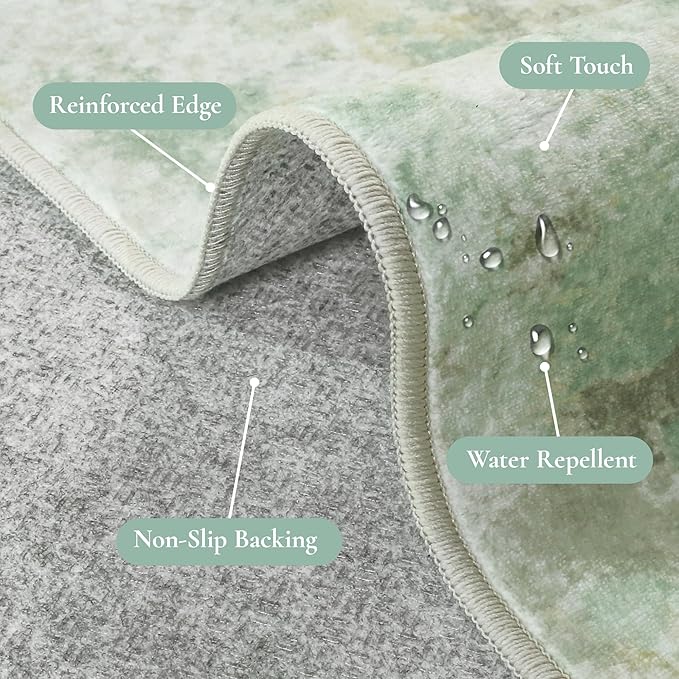 GENIMO Washable Rugs 8x10 Area Rugs - Image 7