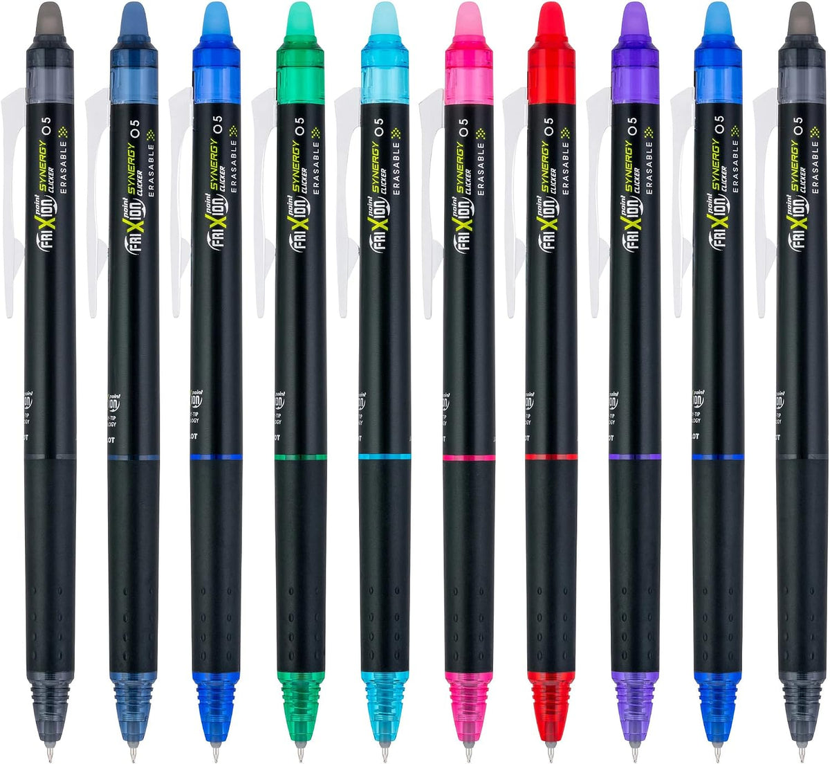 PILOT FriXion Synergy Clicker Erasable,Refillable & Retractable Gel Ink P...