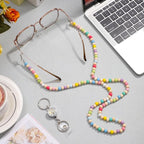 Lanyards for ID Badges Teacher Gifts Cute Wooden Beaded Lanyard - Image 4
