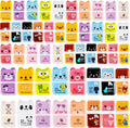 48 Pcs Cute Erasers for Kids Fun Animal Erasers Pencil Eraser by Unknown