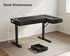 OffiGo L Shaped Electric Standing Desk - Image 3