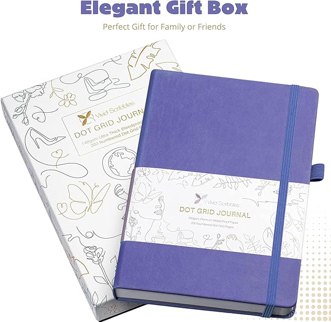 Bullet Dotted Journal – 140gsm Bleed Proof Thick White Paper – 200 Numbered Dot - Image 4