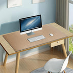 Mydours Cork & PU Leather Desk Mat, Dual-Sided Portable Desk Pad Blotter - Image 5