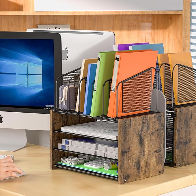4-Tier Desk Organizer, Desk File Organizer - Image 3