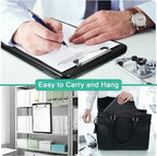10 Pieces Clipboard with Storage Plastic Storage Clipboard Nursing Clip Board - Image 6
