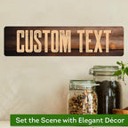 Custom Sign, Custom Street Sign, 11 Font Colors, 13 Font Styles, 4 Hole Options - Image 4