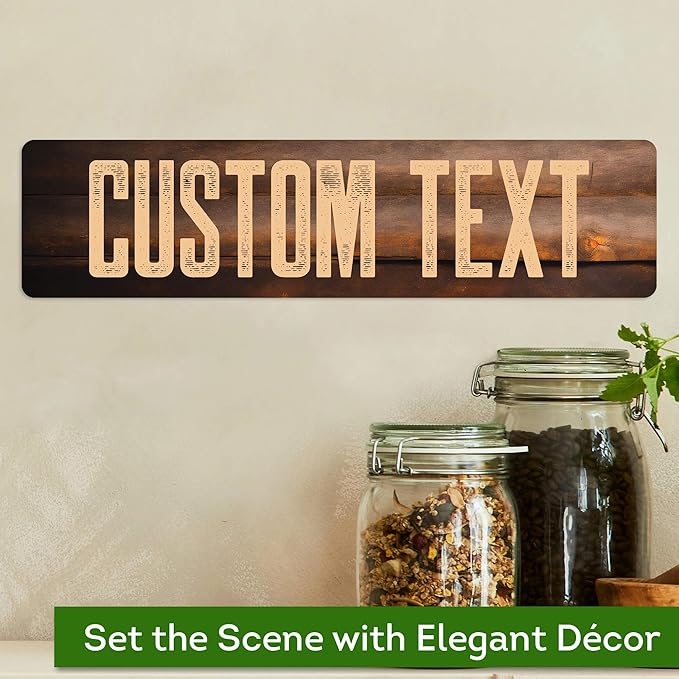 Custom Sign, Custom Street Sign, 11 Font Colors, 13 Font Styles, 4 Hole Options - Image 4