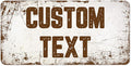 Custom Sign, Custom Street Sign, 11 Font Colors, 13 Font Styles, 4 Hole Options by MySignCenter
