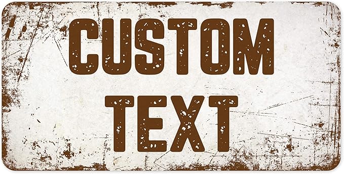 Custom Sign, Custom Street Sign, 11 Font Colors, 13 Font Styles, 4 Hole Options by MySignCenter