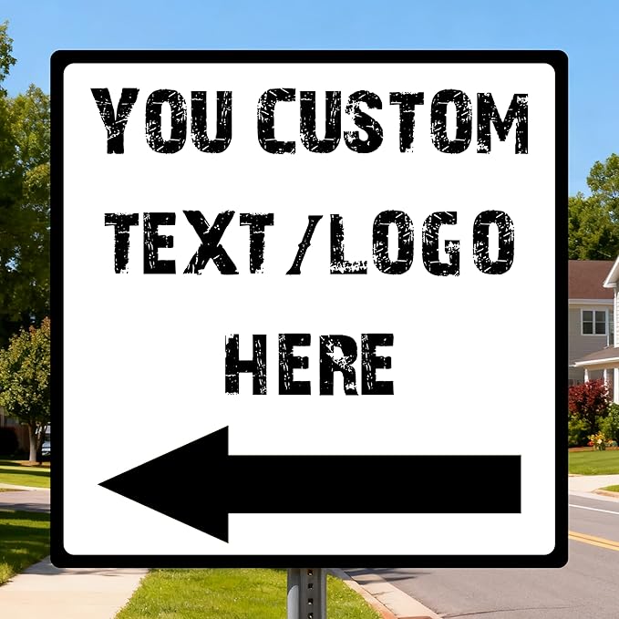 Custom Square Outdoor Signs by HKSIGNS