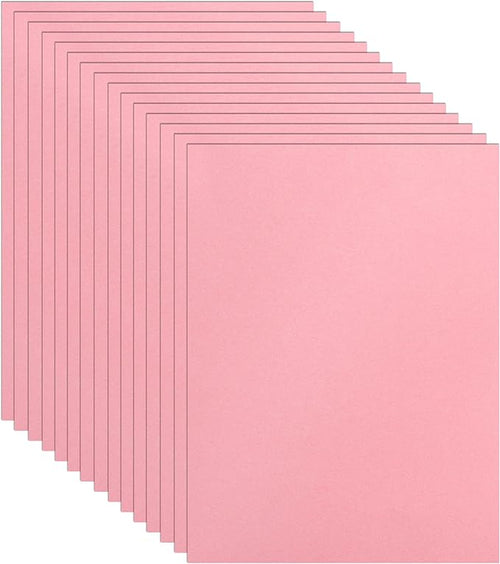 100 Sheets Candy Pink Cardstock 8.5 x 11 Craft Paper, 75lb Premium Certificate by Guakicae