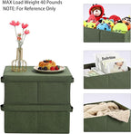 HOONEX Storage Bins with Lids for Organizing, Storage Boxes with 2 Carrying - Image 2