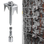 Sumloty 50-Pack 304 Stainless Steel Fence Staples, 1.6 Inch Reusable Fence by Sumloty