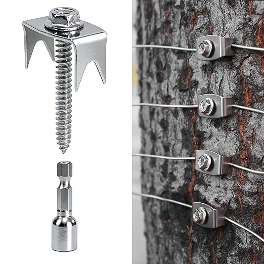 Sumloty 50-Pack 304 Stainless Steel Fence Staples, 1.6 Inch Reusable Fence by Sumloty