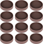 Non Slip Furniture Pads, 2.5” Round Rubber Caster Cups, Anti-Slip Gripper by VOCOMO
