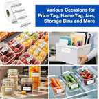 L LIKED 1" x 2" Blank Removable Labels - Image 7