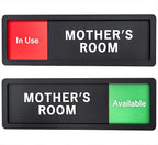Mother's Room Sign – Privacy In Use / Available Slide Switch Sign, Premium - Image 7