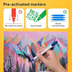 ARTISTRO 72 Acrylic Paint Markers - Image 7