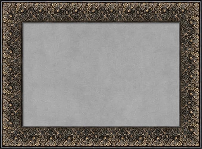 Amanti Art Black Framed Magnetic Board 17x23 Small Vision Board by AmantiArt