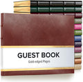 Gallery Leather Guest Book by GalleryLeather