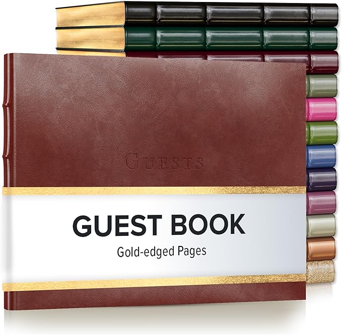 Gallery Leather Guest Book by GalleryLeather