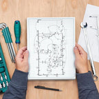 Graph Paper Pad for Blueprint Drawings, Engineering Drawing, and Planning - Image 6