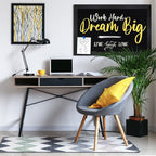 HBCY Creations Rustic Black Magnetic Wall Chalkboard, Extra Large Size 24" x 36" - Image 6