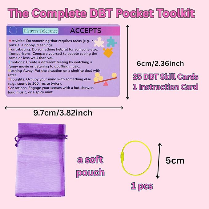 DBT Skills Coaching Cards with Guided Examples & Goals – 25 Flashcards - Image 4