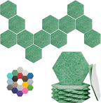 Hexagonal Acoustic Panels-12 Pack High-Density Sound Absorbing Panels by UNECHOACOUSTIC