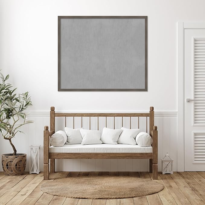 Amanti Art Grey Framed Magnetic Board 42x50 Oversize Vision Board - Image 6