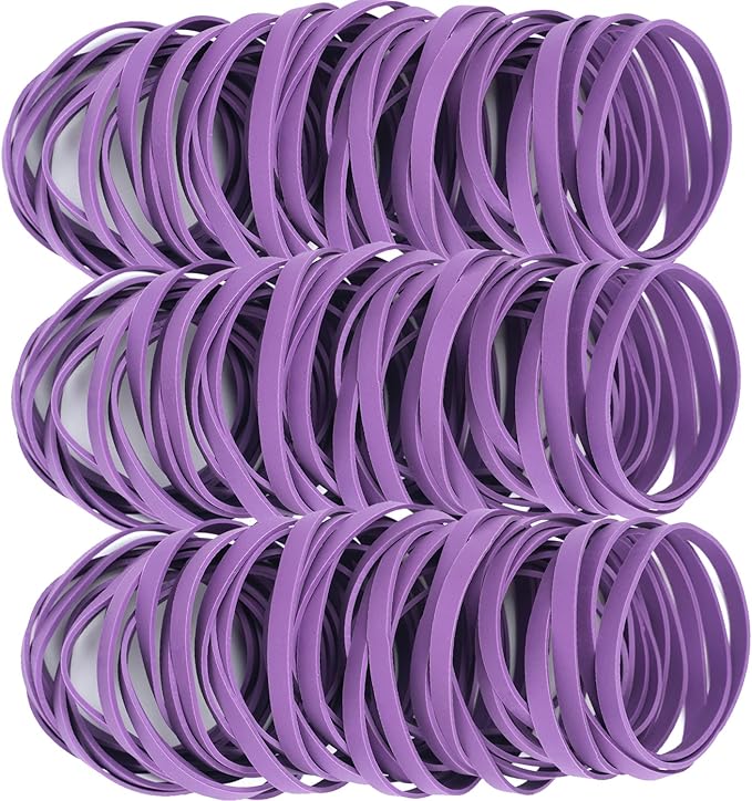 AMUU Rubber Bands Size #64 purple Rubber Band 0.5blPcs rubber band - Image 2
