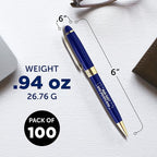 DISCOUNT PROMOS 100 Ultra Executive Pens Pack - Image 5
