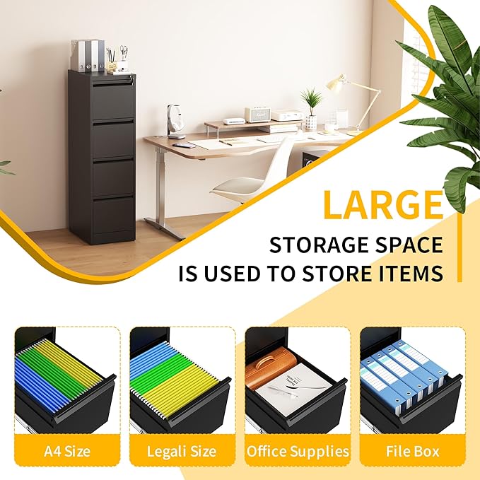 Reegangfa 4 Drawer File Cabinet - Image 4