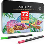 ARTEZA Inkonic Fineliners Pens, 0.4 mm Fine Tip Markers, Water-Based Art Pens by ARTEZA