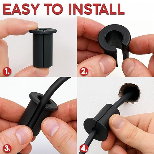 2 Pack 3/4 inch Silicone Wall Bushing Compatible - Image 3
