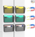 samstar 6 Pack Magnetic File Holder, Mesh Wall File Organizer File Pocket Mail by Samstar