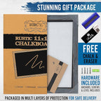 HBCY Creations Rustic Grey Magnetic Wall Chalkboard, Small Size 11" x 17" - Image 7