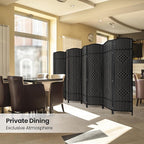 8 Panel Room Divider, 6Ft Folding Privacy Screen, Tall - Image 6
