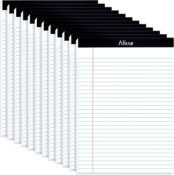 Alitte Legal Notepads 8.5 x 11, No Ink Bleeding by Alitte