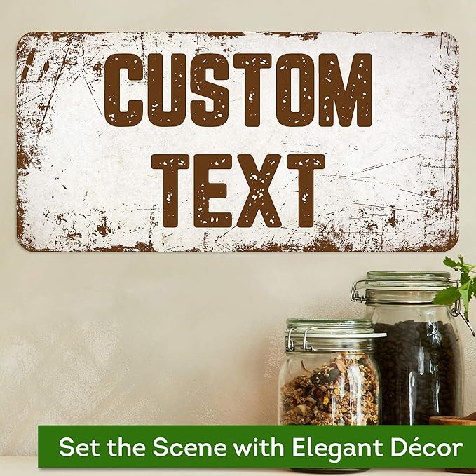 Custom Sign, Custom Street Sign, 11 Font Colors, 13 Font Styles, 4 Hole Options - Image 4