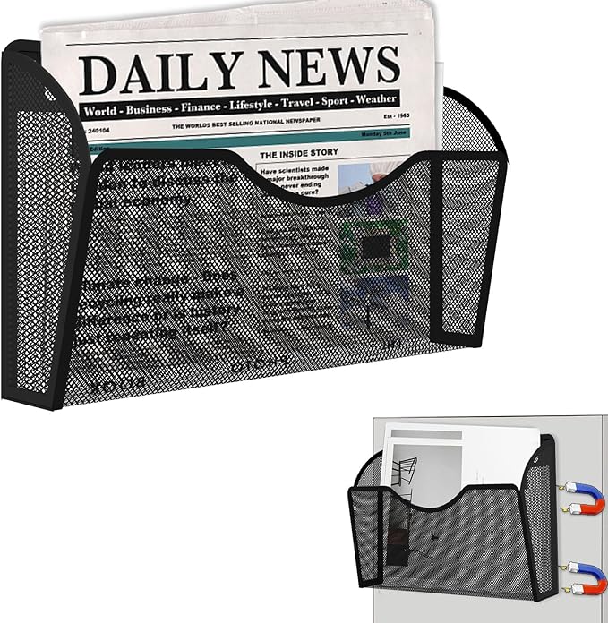 KZWKRG Magnetic File Holder, Magnetic File Folder Holder, No Drilling - Image 9
