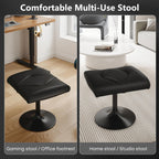vecelo office foot rest under desk ottoman, height, side view